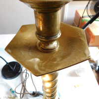          Brass candlestick lamps picture number 7
