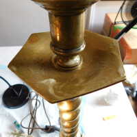          Brass candlestick lamps picture number 8
