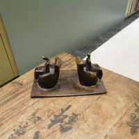 Two back to back chairs