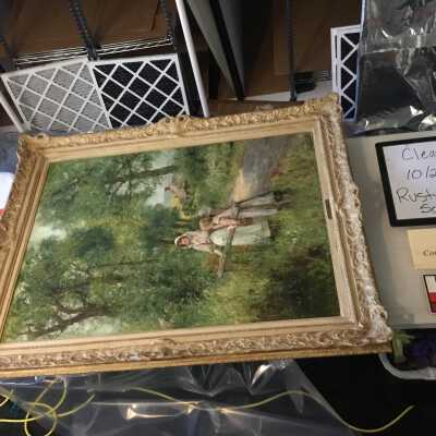 Rustic Lane Scene 