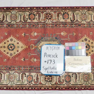 Synthetic printed rug