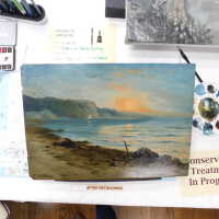          Seascape by Nels Hagerup painting picture number 226
