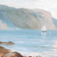          Seascape by Nels Hagerup painting picture number 232
