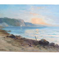          Seascape by Nels Hagerup painting picture number 246
