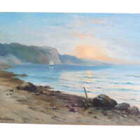          Seascape by Nels Hagerup painting picture number 247
