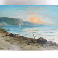          Seascape by Nels Hagerup painting picture number 250
