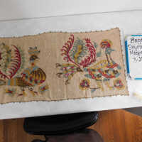          Skyros Hoopoe Birds Embroidered Panel picture number 19
