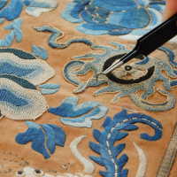          Chinese Imperial Court Badge - Silk Embroidery with Brocade picture number 28
