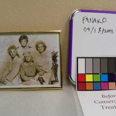 Golden Girls signed portrait