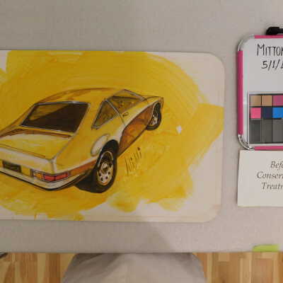 Yellow car