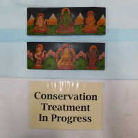          Tibetan manuscript picture number 74
