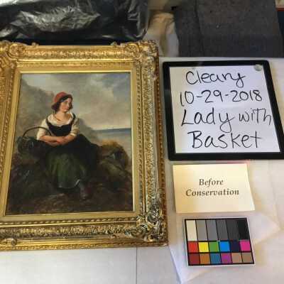 Lady with basket