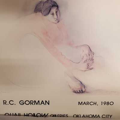 R.C. Gorman, Quail Hollow Galleries poster
