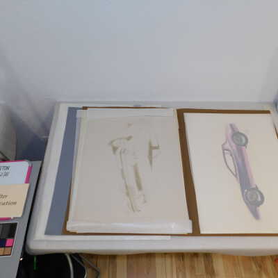 Folio of Car Drawings