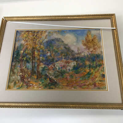 Untitled (Landscape Around Town painting)
