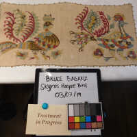          Skyros Hoopoe Birds Embroidered Panel picture number 15
