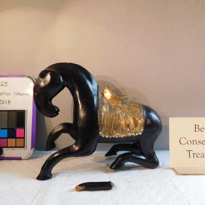 Wooden Horse Statue