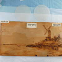          Dutch Windmill scene - wood burnishing picture number 13
