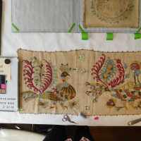          Skyros Hoopoe Birds Embroidered Panel picture number 6
