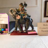          Raku Mounted Elephant picture number 1
