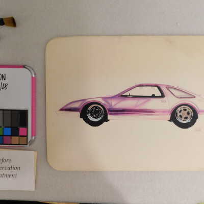 Purple car (rounded corners)