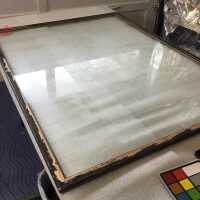 Glass before cleaning 