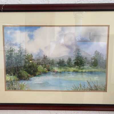 Lakeside landscape