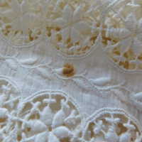          Client: Roberts. Item: Edwardian Cotton Eyelet Wedding Dress picture number 3
