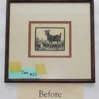          #18 - Woodblock Print -Goat picture number 1
