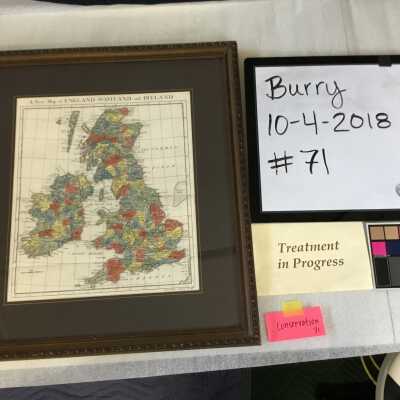Map of England, Scotland, and Ireland