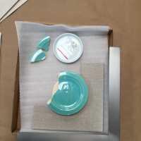          Pale mint blue ceramic plaque picture number 8
