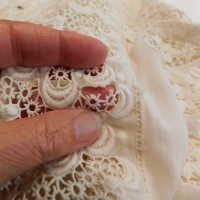          Client: Roberts. Item: Edwardian Cotton Eyelet Wedding Dress picture number 14
