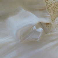          Client: Roberts. Item: Edwardian Cotton Eyelet Wedding Dress picture number 5
