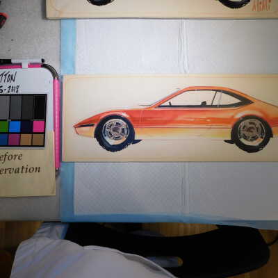 Orange car