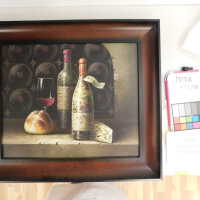          Still life with wine, bread, and cheese picture number 1

