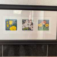 Three flower vignettes