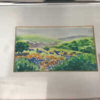 Watercolor landscape by M.K. King