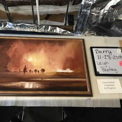 Leigh painting