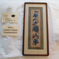          Chinese Imperial Court Sleeve - Embroidered Blue Flowers picture number 21
