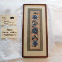          Chinese Imperial Court Sleeve - Embroidered Blue Flowers picture number 22
