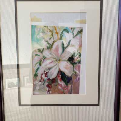 White Easter lily