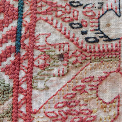 #5 hole and dark brown stains