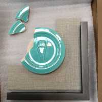          Pale mint blue ceramic plaque picture number 12

