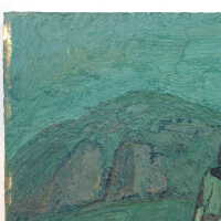          Two Native Americans against green sky and hills picture number 22
