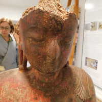          Painted Wooded Buddha picture number 4
