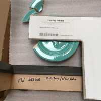          Pale mint blue ceramic plaque picture number 16
