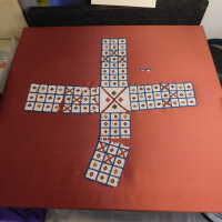          Beaded Parcheezi Game with Ivory Pieces picture number 16
