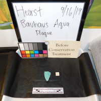          Pale mint blue ceramic plaque picture number 20
