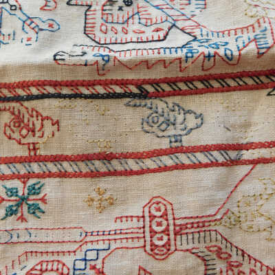 #6 oily stain and missing threads