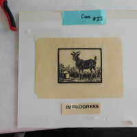          #18 - Woodblock Print -Goat picture number 7
